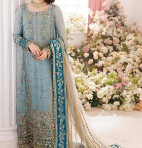 Charizma Dastan-e-Jashan Luxury Chiffon Dress | Hania Amir